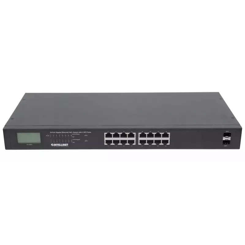 Unmanaged switch Intellinet 16-poorts Gigabit Ethernet PoE+ 370W