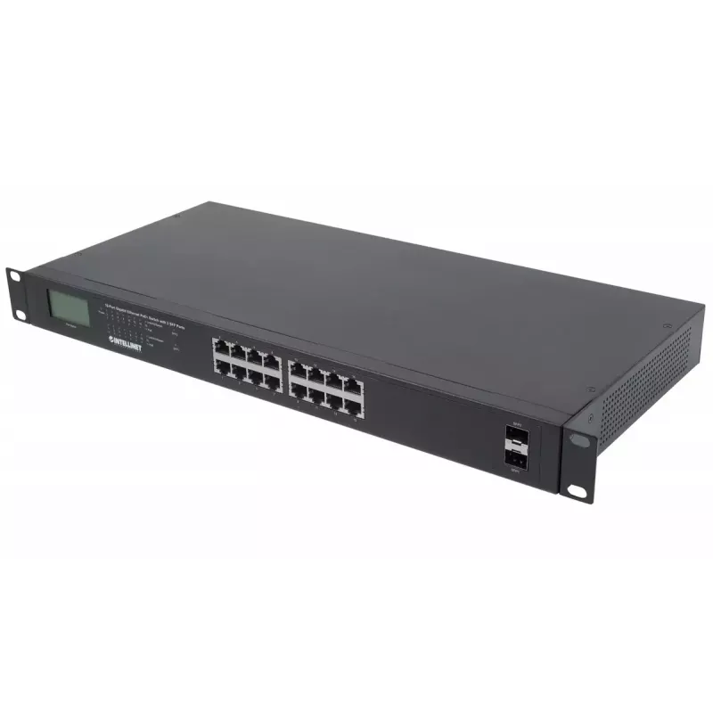 Unmanaged switch Intellinet 16-poorts Gigabit Ethernet PoE+ 370W