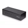 StarTech.com 4-poorts dual-monitor DisplayPort KVM-switch, 4K 60Hz, 2x USB 5Gbps hub-poorten, 2x USB 2.0 HID-poorten, hotkey- en knopomschakeling, TAA-conform – 3,5 mm audio, HDCP