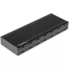StarTech.com M2E1BMU31C USB-C 10 Gbps naar M.2 NVMe SSD-behuizing, PCIe, USB 3.1 Gen 2, 1 GB/s, Thunderbolt 3-compatibel, aluminium, zwart