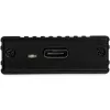 StarTech.com M2E1BMU31C USB-C 10 Gbps naar M.2 NVMe SSD-behuizing, PCIe, USB 3.1 Gen 2, 1 GB/s, Thunderbolt 3-compatibel, aluminium, zwart