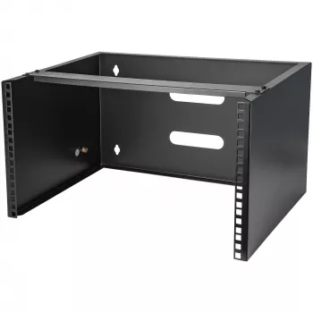 StarTech.com 6U wandmontage-netwerkkast - 14 inch diep (Low Profile) - 19 inch patchpanel-houder voor platte server- en IT-apparaten, netwerkswitches - 20 kg draagvermogen, zwart