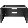 StarTech.com WALLMOUNT6 6U wandbeugel voor patchpaneel, 19 inch, 35,5 cm diep, staal, zwart