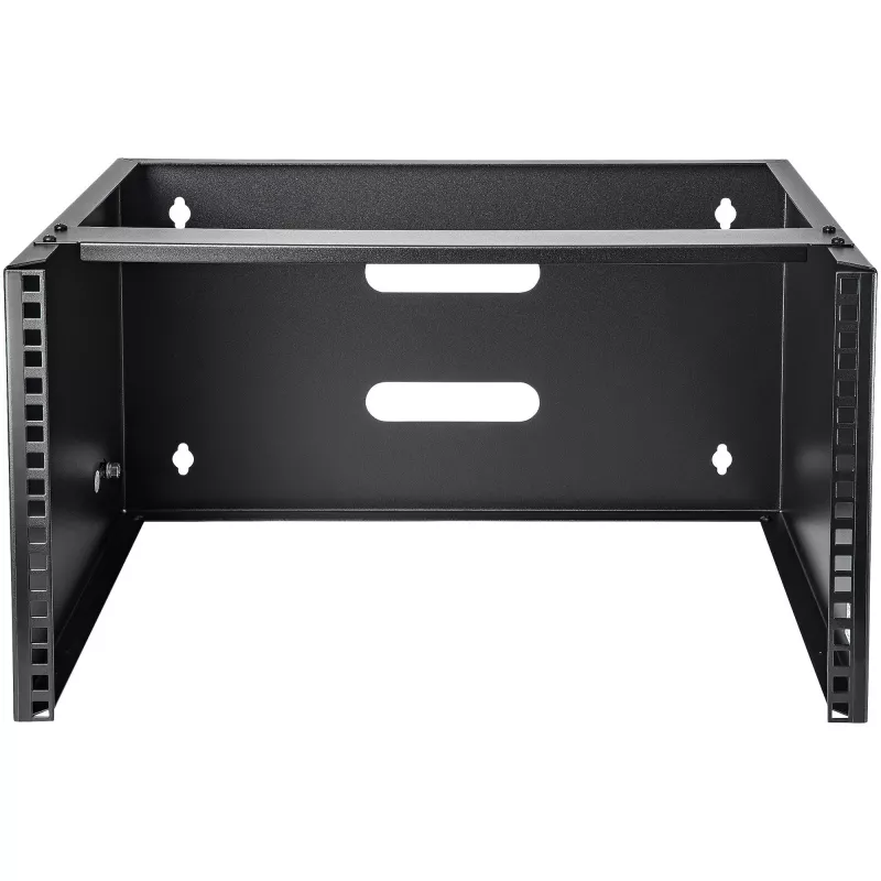 StarTech.com WALLMOUNT6 6U wandbeugel voor patchpaneel, 19 inch, 35,5 cm diep, staal, zwart