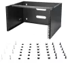 StarTech.com WALLMOUNT6 6U wandbeugel voor patchpaneel, 19 inch, 35,5 cm diep, staal, zwart