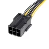 StarTech.com PCIEX68ADAP PCI Express 6-pins naar 8-pins voedingsadapterkabel, 6-pins (v) naar 8-pins (m), 15,5 cm, zwart