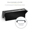 StarTech.com 3U 19” wandmontage verticale rackhouder, wandmontage patchpanelhouder voor data-/AV-/IT-/computerapparatuur, 3U-rack voor kast of serverruimte, draagvermogen 150 lb (68 kg)