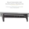 StarTech.com 3U 19” wandmontage verticale rackhouder, wandmontage patchpanelhouder voor data-/AV-/IT-/computerapparatuur, 3U-rack voor kast of serverruimte, draagvermogen 150 lb (68 kg)