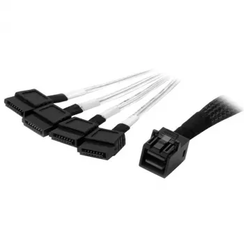 StarTech.com interne Mini-SAS-naar-SATA-kabel – SFF-8643 naar 4x SATA – 1 m