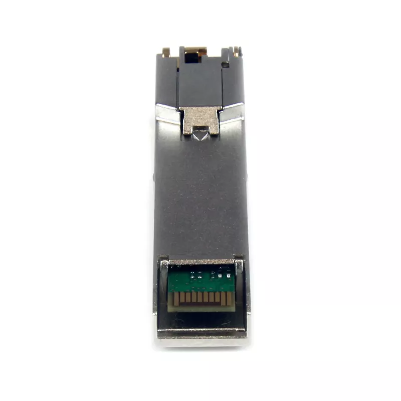 StarTech.com Cisco SFP-GE-T compatibele SFP-transceivermodule – 10/100/1000BASE-TX~Cisco SFP-GE-T compatibele SFP-module – 1000BASE-T – SFP naar RJ45 Cat6/Cat5e – 10/100/1000 Mbit/s – RJ-45 100 m – Cisco IE3400, IE3300, IE3200