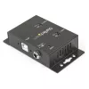 StarTech.com 2-poorts industriële, wandmontage USB-naar-serieel adapter-hub met DIN-railclips