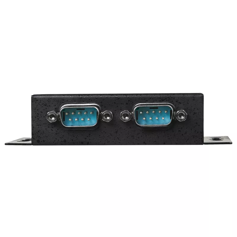 StarTech.com 2-poorts industriële, wandmontage USB-naar-serieel adapter-hub met DIN-railclips