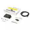 StarTech.com 2-poorts industriële, wandmontage USB-naar-serieel adapter-hub met DIN-railclips
