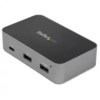 StarTech.com ~3-poorts USB-C 3.2 Gen 2 hub met Ethernet-adapter – 10 Gbit/s USB Type-C naar 2x USB-A & 1x USB-C-poorten – USB-hub met BC 1.2 snellaadfunctie voor telefoons – Superspeed 10 Gbit/s USB-C-hub