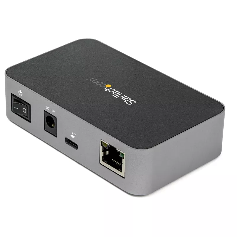 StarTech.com HB31C2A1CGS 3-poorts USB-C-hub met Gigabit Ethernet, USB 3.1 Gen 2 10 Gbps, 2x USB-A + 1x USB-C, 1 m hostkabel, met voedingsadapter