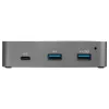 StarTech.com HB31C2A1CGS 3-poorts USB-C-hub met Gigabit Ethernet, USB 3.1 Gen 2 10 Gbps, 2x USB-A + 1x USB-C, 1 m hostkabel, met voedingsadapter