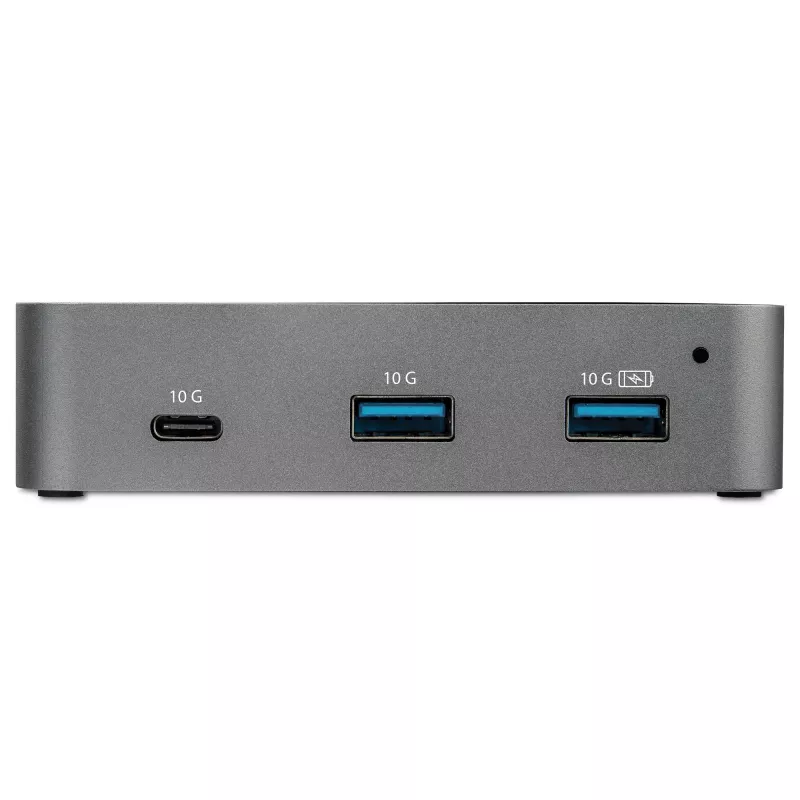 StarTech.com HB31C2A1CGS 3-poorts USB-C-hub met Gigabit Ethernet, USB 3.1 Gen 2 10 Gbps, 2x USB-A + 1x USB-C, 1 m hostkabel, met voedingsadapter