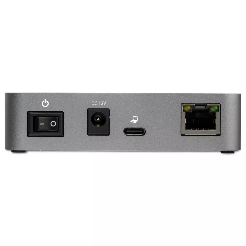 StarTech.com HB31C2A1CGS 3-poorts USB-C-hub met Gigabit Ethernet, USB 3.1 Gen 2 10 Gbps, 2x USB-A + 1x USB-C, 1 m hostkabel, met voedingsadapter