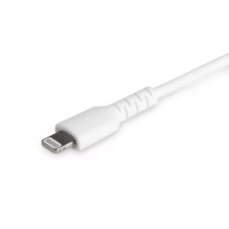 StarTech.com 1,8 m duurzame witte USB-C-naar-Lightning-kabel – slijtvaste, robuuste aramidevezel USB Type-C-naar-Lightning laad-/sync-stroomkabel – Apple MFi-gecertificeerde iPad/iPhone 12