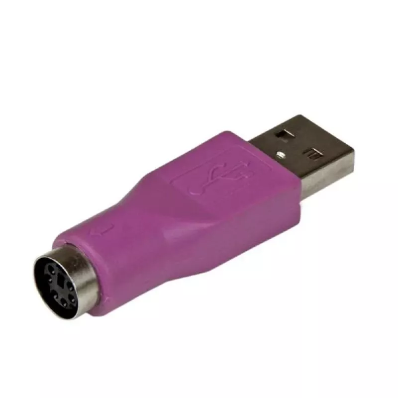 StarTech.com reserve PS/2-toetsenbord-naar-USB-adapter – K/M, USB A, PS/2, paars
