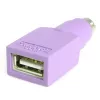 StarTech.com reserve USB-toetsenbord-naar-PS/2-adapter – F/M, PS/2, USB A, paars