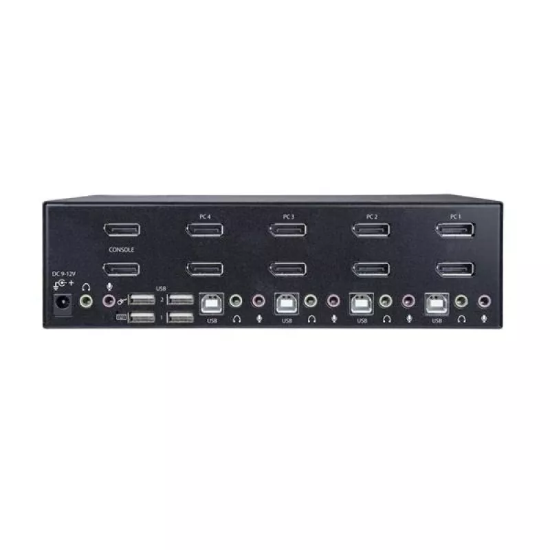 StarTech.com 4-poorts Dual DisplayPort KVM-switch - 4K 60Hz