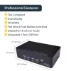 StarTech.com 4-poorts Dual DisplayPort KVM-switch - 4K 60Hz