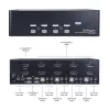 StarTech.com 4-poorts Dual DisplayPort KVM-switch - 4K 60Hz