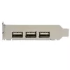 StarTech.com 4-poorts PCI Express low profile high speed USB-kaart