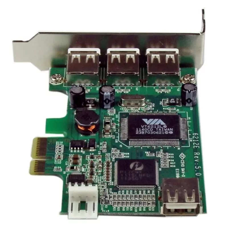 StarTech.com 4-poorts PCI Express low profile high speed USB-kaart