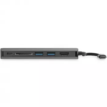 StarTech.com USB-C multiport-adapter – USB-C travel dock met 4K HDMI, 3x USB 3.0 hub, SD/SDHC, GbE, 60W PD 3.0 pass-through – USB Type-C/Thunderbolt 3 – vervangt DKT30CSDHPD