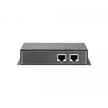 Netwerk-repeater LevelOne PoE-repeater cascadeerbaar 2 PoE-uitgangen