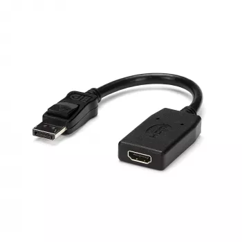 StarTech.com DisplayPort naar HDMI adapter - DP naar HDMI adapter/videoconverter - 1080p - VESA-gecertificeerd - DP naar HDMI monitor/display/projector adapter-dongle - passief - vergrendelbare DP-stekker