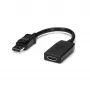 StarTech.com DP2HDMI DisplayPort-naar-HDMI-videoadapter/-converter, passief, tot 1920x1200, DP male – HDMI female, 24 cm