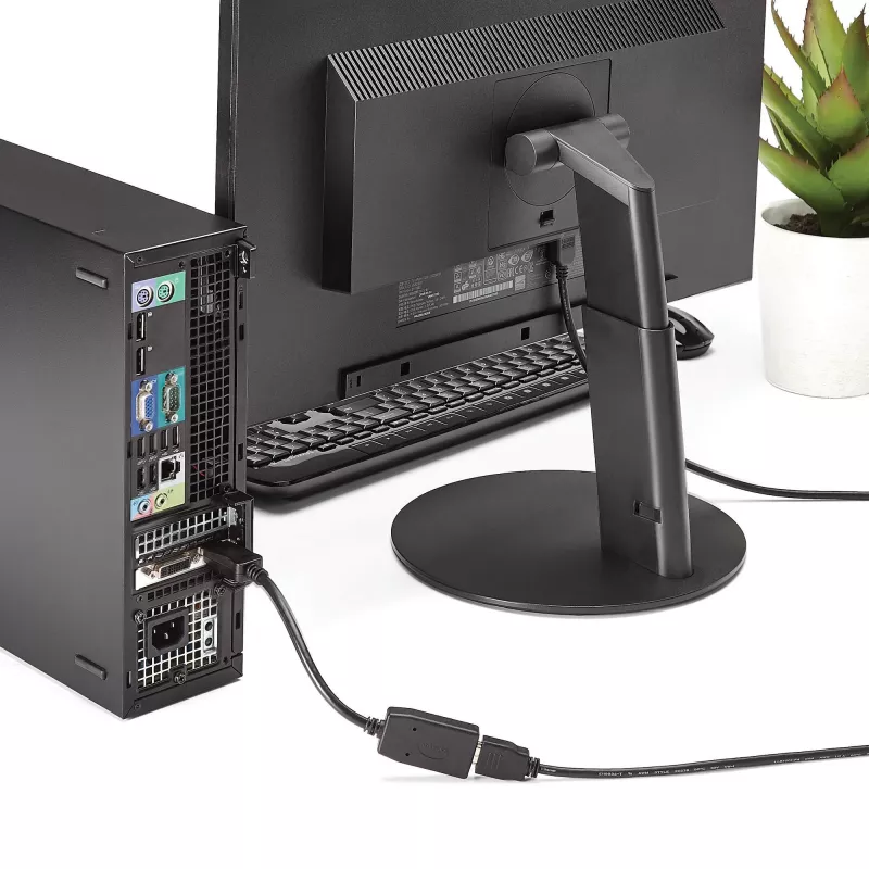 StarTech.com DP2HDMI DisplayPort-naar-HDMI-videoadapter/-converter, passief, tot 1920x1200, DP male – HDMI female, 24 cm