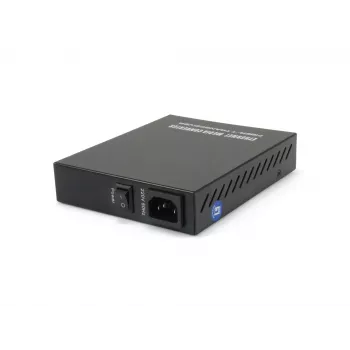 LevelOne RJ45 naar SC managed Gigabit mediaconverter, multimode vezel