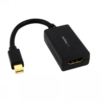 StarTech.com Mini DisplayPort naar HDMI adapter - mDP naar HDMI videoconverter - 1080p - Mini DP of Thunderbolt 1/2 Mac/PC naar HDMI monitor/display/tv - passieve mDP 1.2 naar HDMI adapter dongle - bijgewerkte versie is MDP2HDEC
