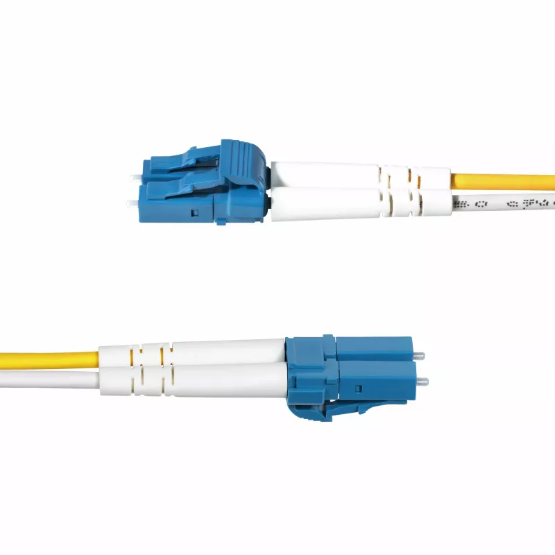StarTech.com 2m LC naar LC (UPC) OS2 singlemode duplex glasvezelkabel, 9/125µm, 100G, buigingsongevoelig, lage invoegdemping – LSZH glasvezel-patchkabel