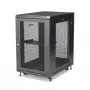 StarTech.com 4-posts 18U server-rackkast, afsluitbare 19-inch datarackkast voor computer / AV / IT-apparatuur, kantoor- / thuisnetwerkrack met wielen & verstelbare montagerails