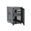 StarTech.com 4-posts 18U server-rackkast, afsluitbare 19-inch datarackkast voor computer / AV / IT-apparatuur, kantoor- / thuisnetwerkrack met wielen & verstelbare montagerails