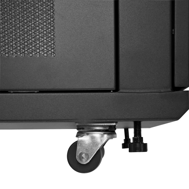StarTech.com 4-posts 18U server-rackkast, afsluitbare 19-inch datarackkast voor computer / AV / IT-apparatuur, kantoor- / thuisnetwerkrack met wielen & verstelbare montagerails
