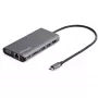 StarTech.com USB-C multiport-adapter – USB-C mini travel dock met 4K HDMI of 1080p VGA – 3x USB 3.0 hub, SD, GbE, audio, 100W PD pass-through – draagbare dockingstation voor laptop/tablet