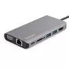 StarTech.com USB-C multiport-adapter – USB-C mini travel dock met 4K HDMI of 1080p VGA – 3x USB 3.0 hub, SD, GbE, audio, 100W PD pass-through – draagbare dockingstation voor laptop/tablet