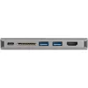 StarTech.com USB-C multiport-adapter – USB-C mini travel dock met 4K HDMI of 1080p VGA – 3x USB 3.0 hub, SD, GbE, audio, 100W PD pass-through – draagbare dockingstation voor laptop/tablet