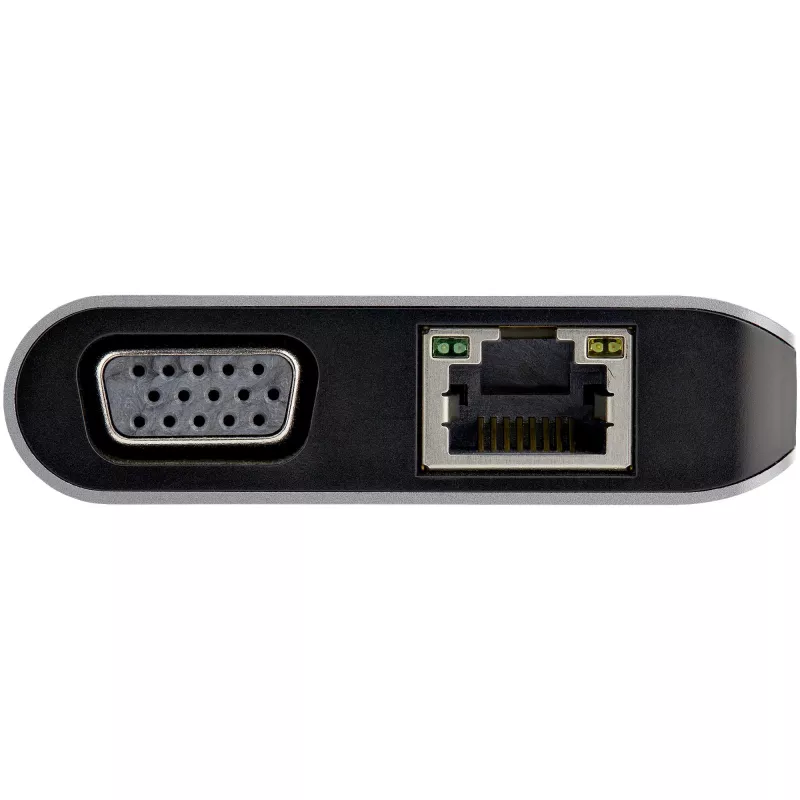StarTech.com USB-C multiport-adapter – USB-C mini travel dock met 4K HDMI of 1080p VGA – 3x USB 3.0 hub, SD, GbE, audio, 100W PD pass-through – draagbare dockingstation voor laptop/tablet