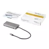 StarTech.com USB-C multiport-adapter – USB-C mini travel dock met 4K HDMI of 1080p VGA – 3x USB 3.0 hub, SD, GbE, audio, 100W PD pass-through – draagbare dockingstation voor laptop/tablet