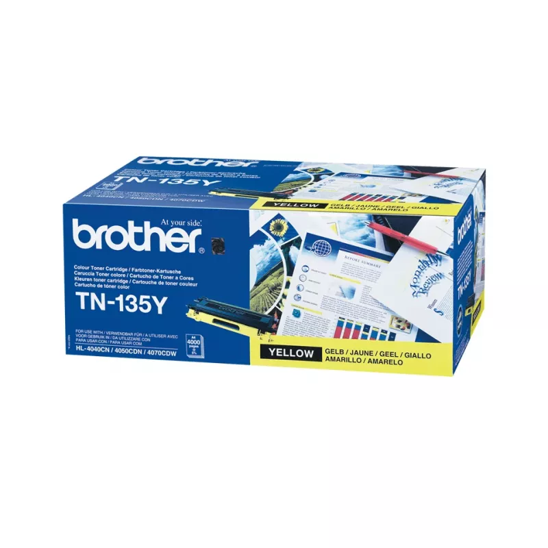 Toner-cartridge Brother TN-135Y 1500 pagina's geel