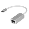 StarTech.com USB-C naar Gigabit-netwerkadapter – zilver, bekabeld, USB, Ethernet, 5000 Mbit/s, zilver