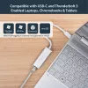 StarTech.com USB-C naar Gigabit-netwerkadapter – zilver, bekabeld, USB, Ethernet, 5000 Mbit/s, zilver