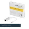 StarTech.com USB-C naar Gigabit-netwerkadapter – zilver, bekabeld, USB, Ethernet, 5000 Mbit/s, zilver